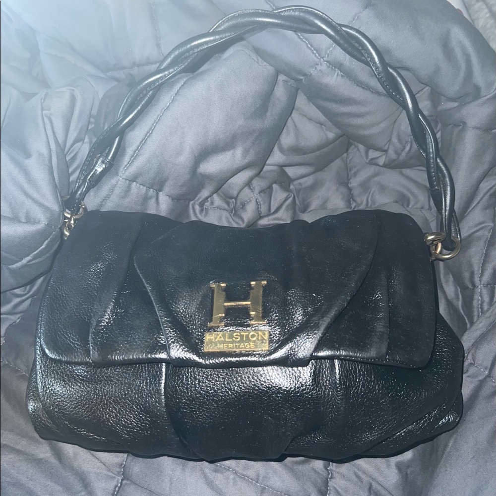 Halston Heritage Leather bag black